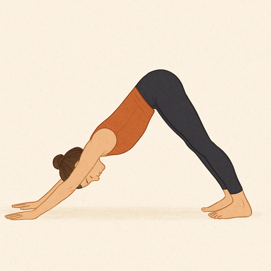 Downward facing dog (Adho Mukha Svanasana)