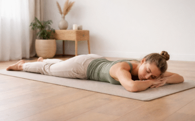 Crocodile Pose (Makarasana): A Restorative Pose for Deep Relaxation, Breath Awareness & Stress Release